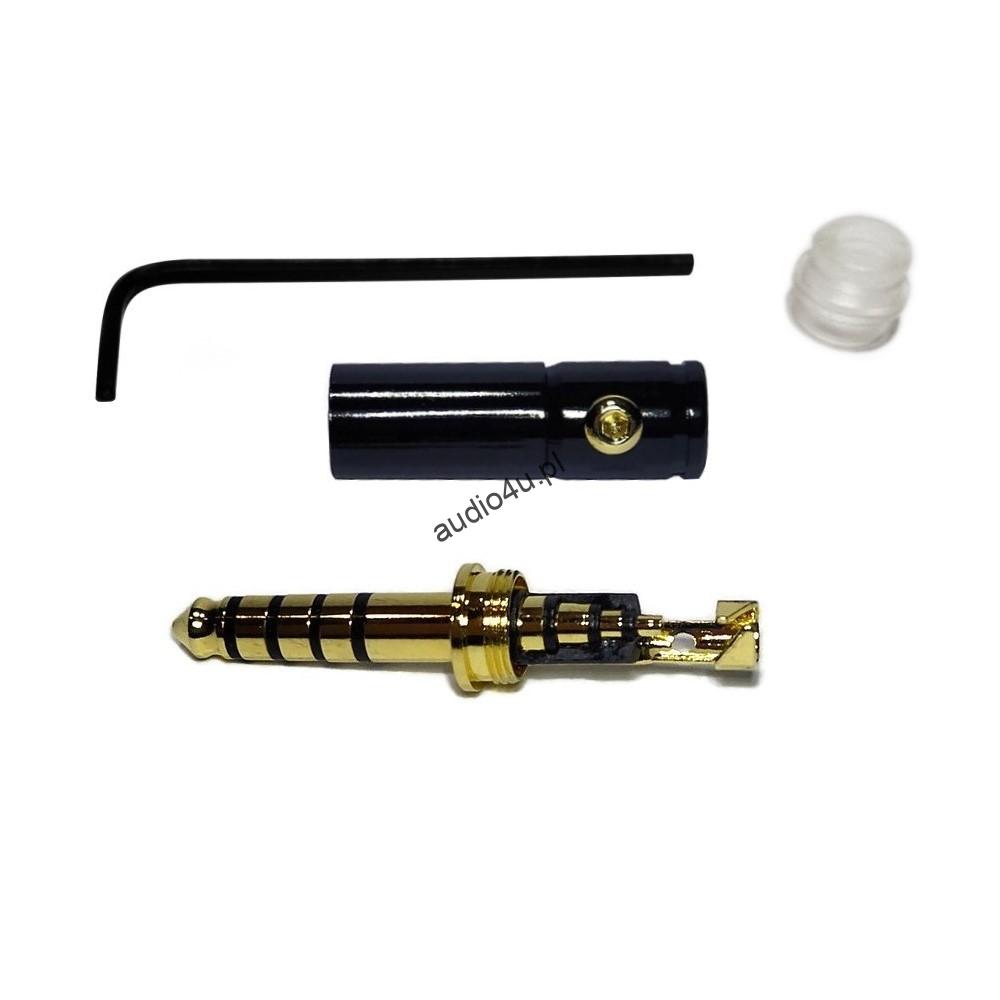 Wtyk audio 4.4mm balanced TRRRS na kabel